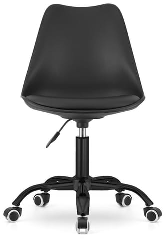 ⁨Krzesło obrotowe MONZA OFFICE BLACK PU SMOKE⁩ w sklepie Wasserman.eu