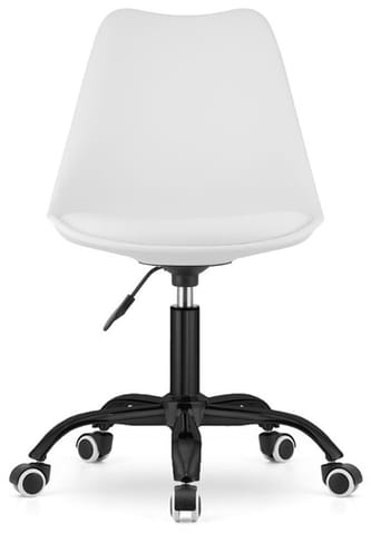 ⁨Krzesło obrotowe MONZA OFFICE WHITE PU SMOKE⁩ w sklepie Wasserman.eu