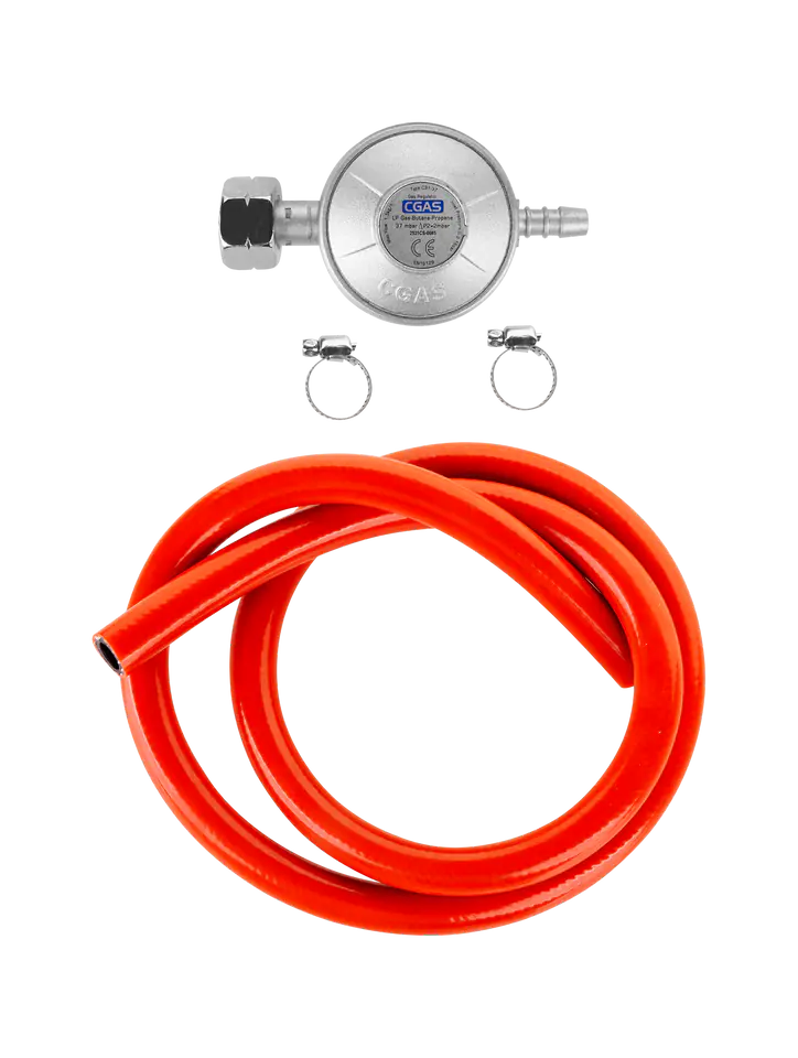 ⁨Gas reducer for grill (reducer+hose+bands)⁩ at Wasserman.eu