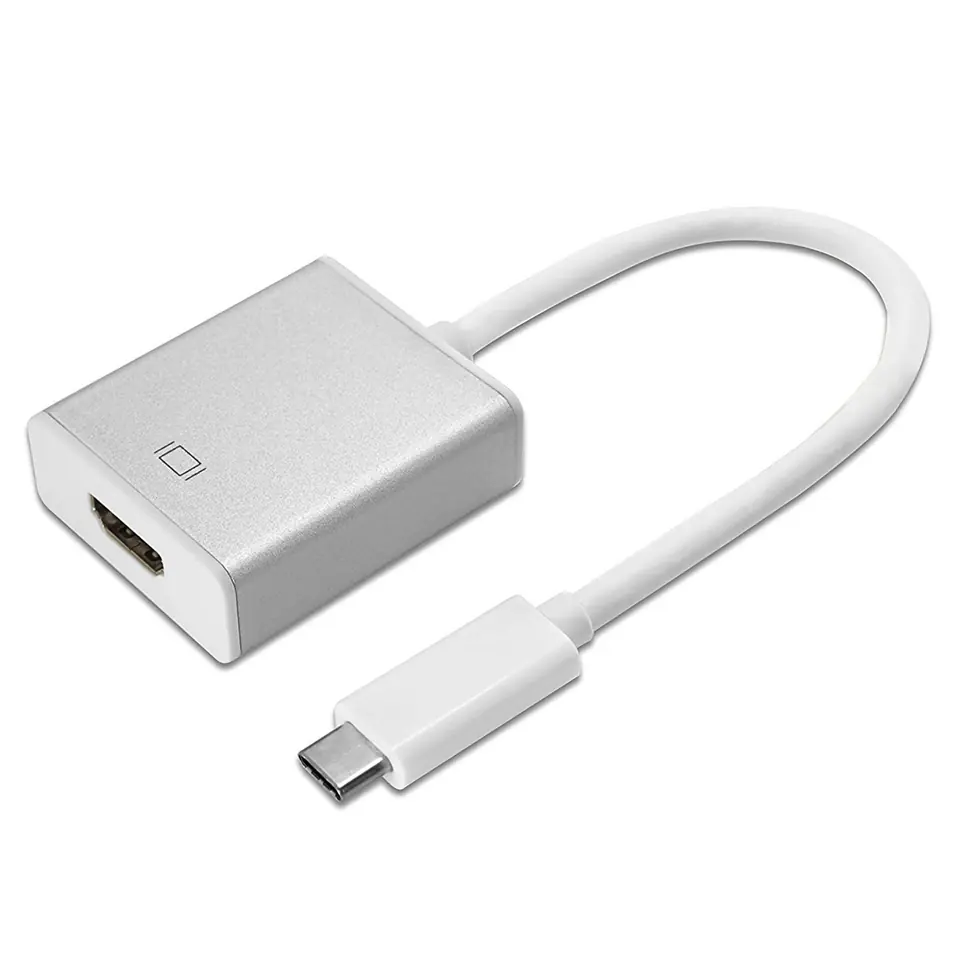 ⁨Adapter USB Type-C Maclean, HDMI 1080p 4k@30Hz HDCP 2.2, Metalowa obudowa MCTV-841⁩ w sklepie Wasserman.eu