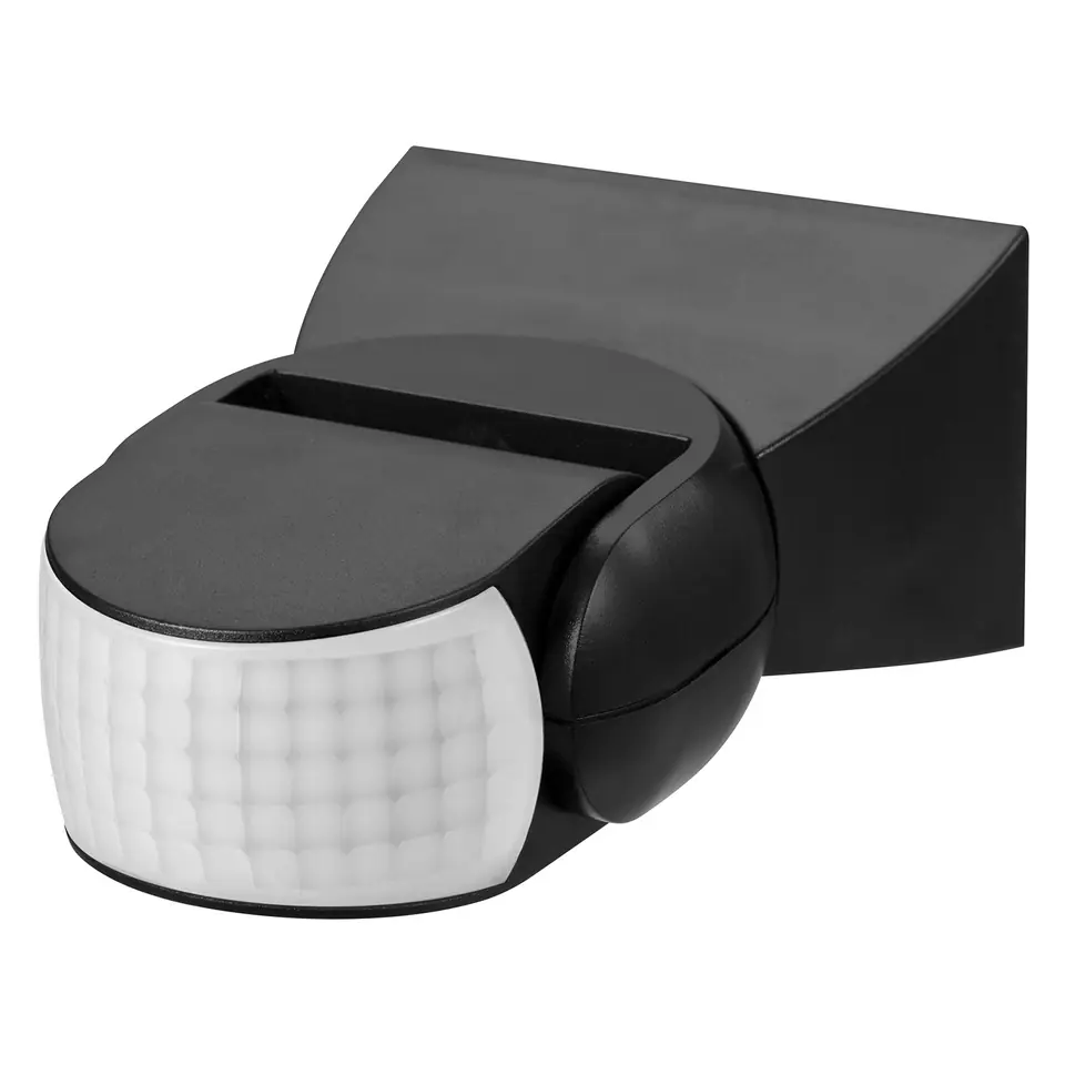 ⁨Maclean PIR Motion Sensor, infrared, IP65, black, 12m range, MCE201B⁩ at Wasserman.eu