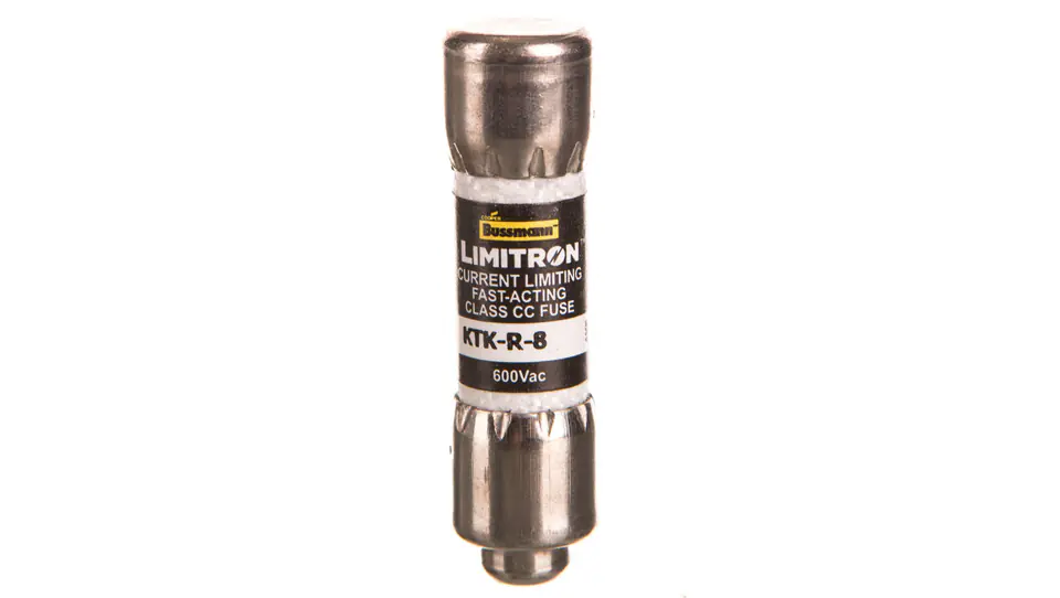 ⁨Wkładka bezpiecznikowa cylindryczna 10x38mm 8A 600V AC, Limitron, Klasa CC KTK-R-8⁩ w sklepie Wasserman.eu
