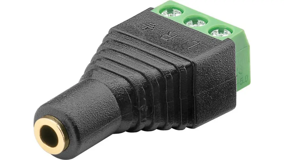 ⁨3.5mm jack socket (3-pin, stereo) - screw mount 76746 /10pcs/⁩ at Wasserman.eu