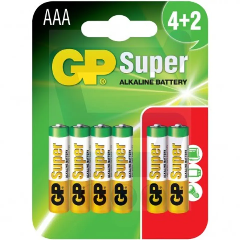 ⁨BATERIA SUPER ALKALINE AAA LR3 1.5V 6 SZTUK⁩ w sklepie Wasserman.eu