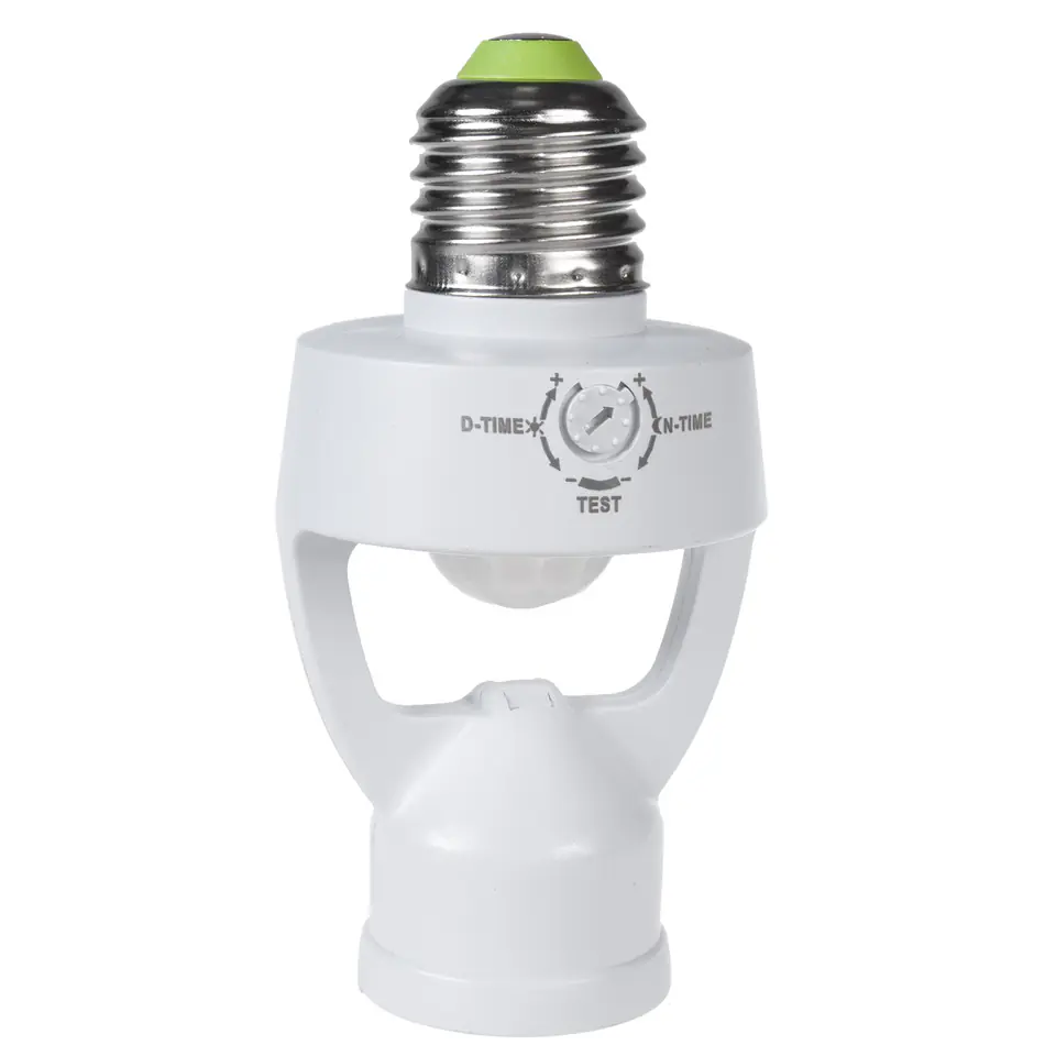 ⁨Maclean bulb holder, With motion sensor, Twilight, 360°, MCE233⁩ at Wasserman.eu