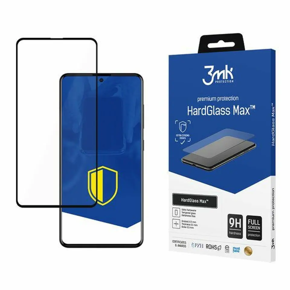 ⁨3MK HardGlass Max Sam A515 A51 black/black, FullScreen Glass⁩ at Wasserman.eu