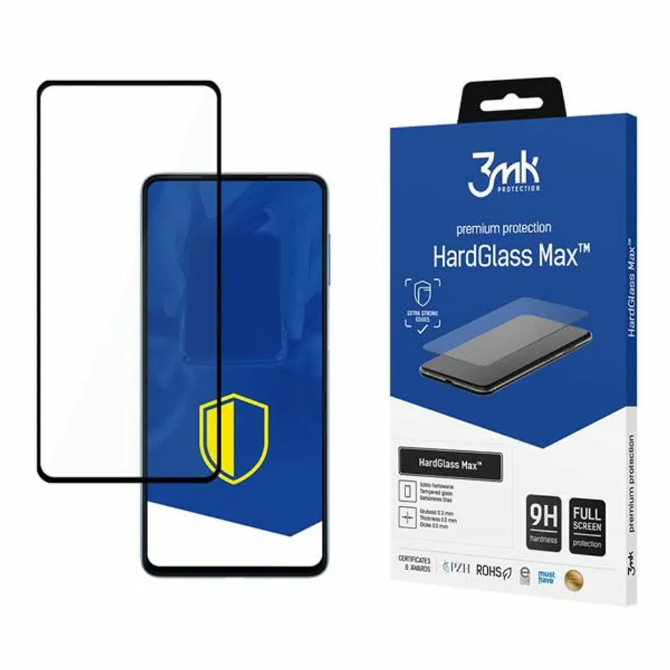 3MK HardGlass Max Sam M526 M52 black/black, FullScreen Glass at Wasserman.eu