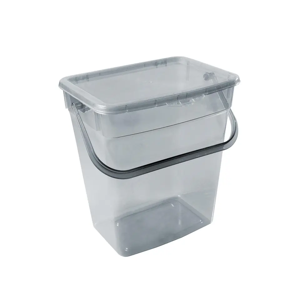 ⁨Powder container Plast Team 10L transparent gray⁩ at Wasserman.eu