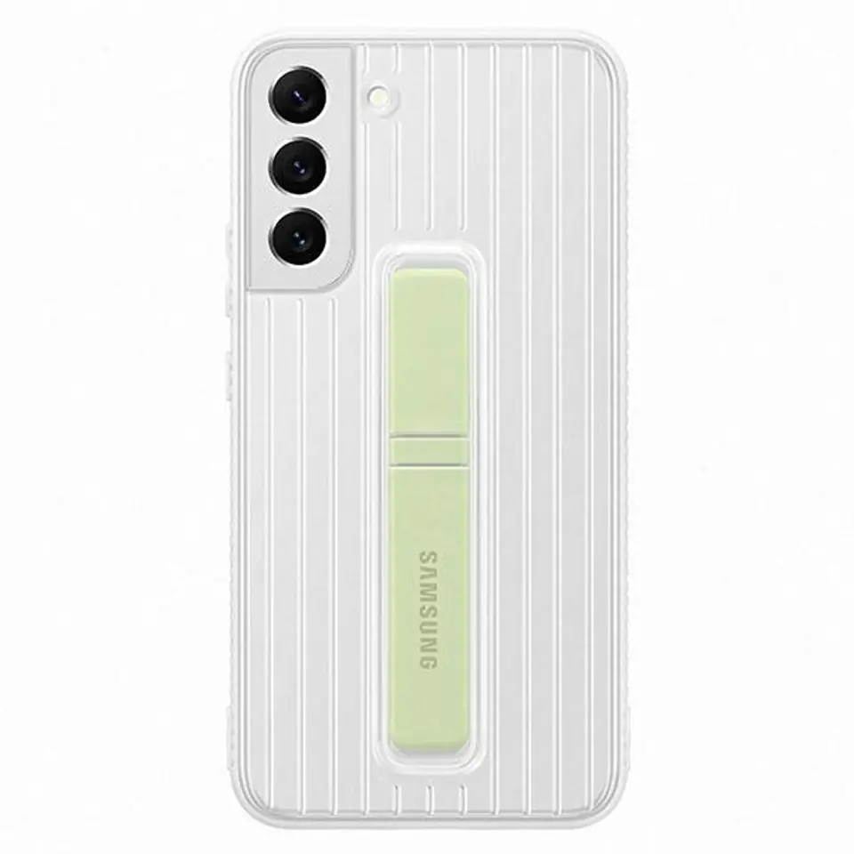 ⁨Case Samsung EF-RS906CW S22+ S906 white/white Protective Standing Cover⁩ at Wasserman.eu