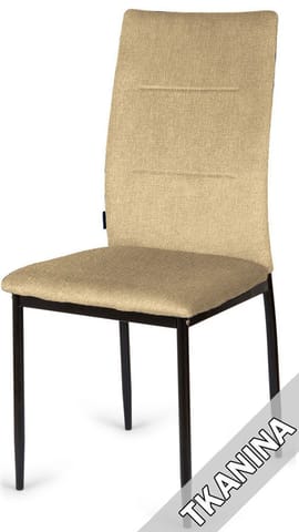 ⁨Krzesło tapicerowane VALVA DUO FABRIC SAND⁩ w sklepie Wasserman.eu