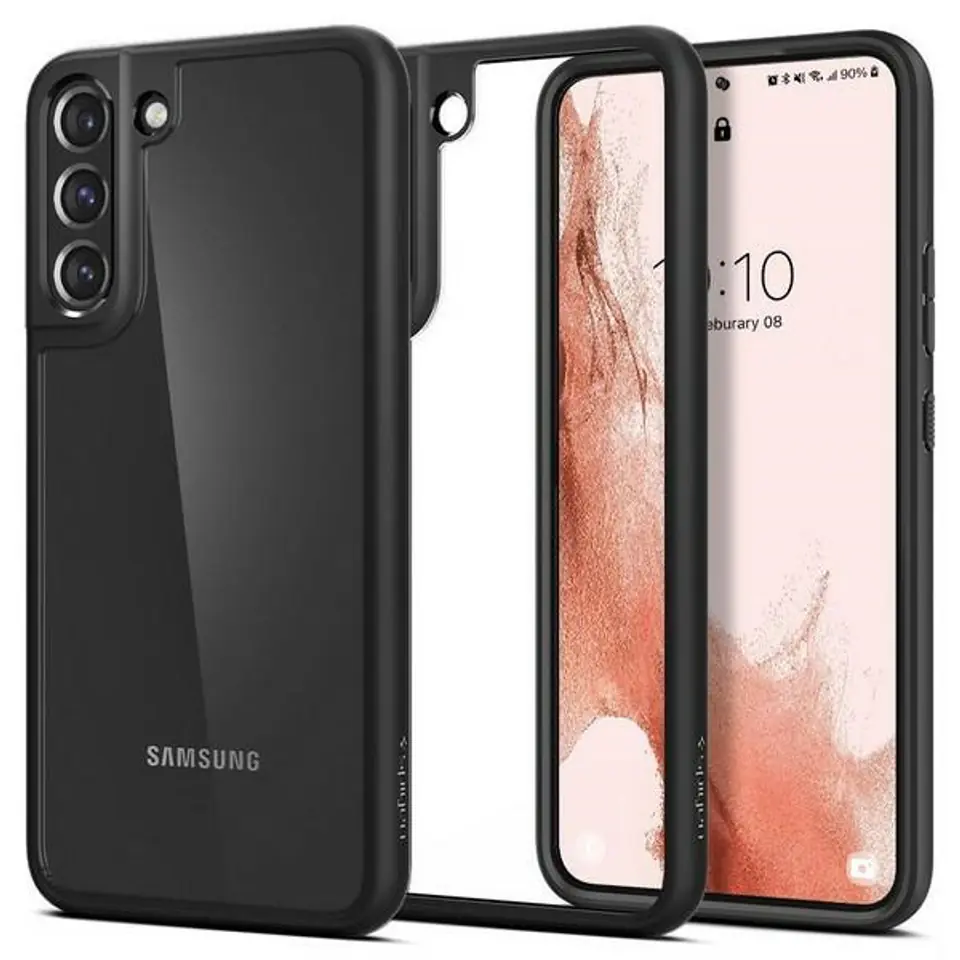 ⁨Spigen Ultra Hybrid Samsung S901 S22 Matte Black ACS03989⁩ at Wasserman.eu