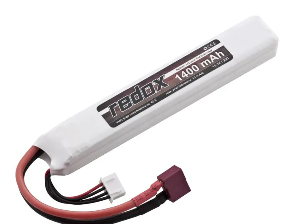 ⁨Pakiet Redox ASG 1400 mAh 11,1V 30C (scalony) LiPo⁩ w sklepie Wasserman.eu