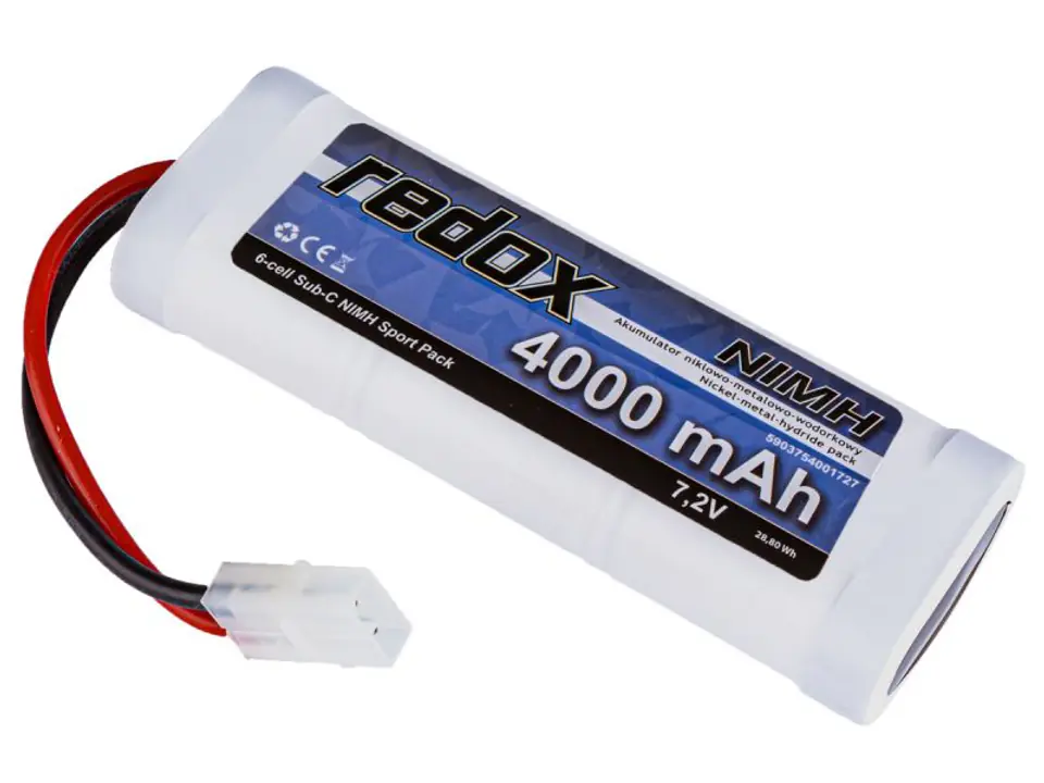 ⁨Redox 4000 mAh 7,2V - Pakiet NiMH⁩ w sklepie Wasserman.eu