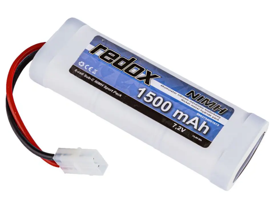 ⁨Redox 1500 mAh 7,2V - Pakiet NiMH⁩ w sklepie Wasserman.eu