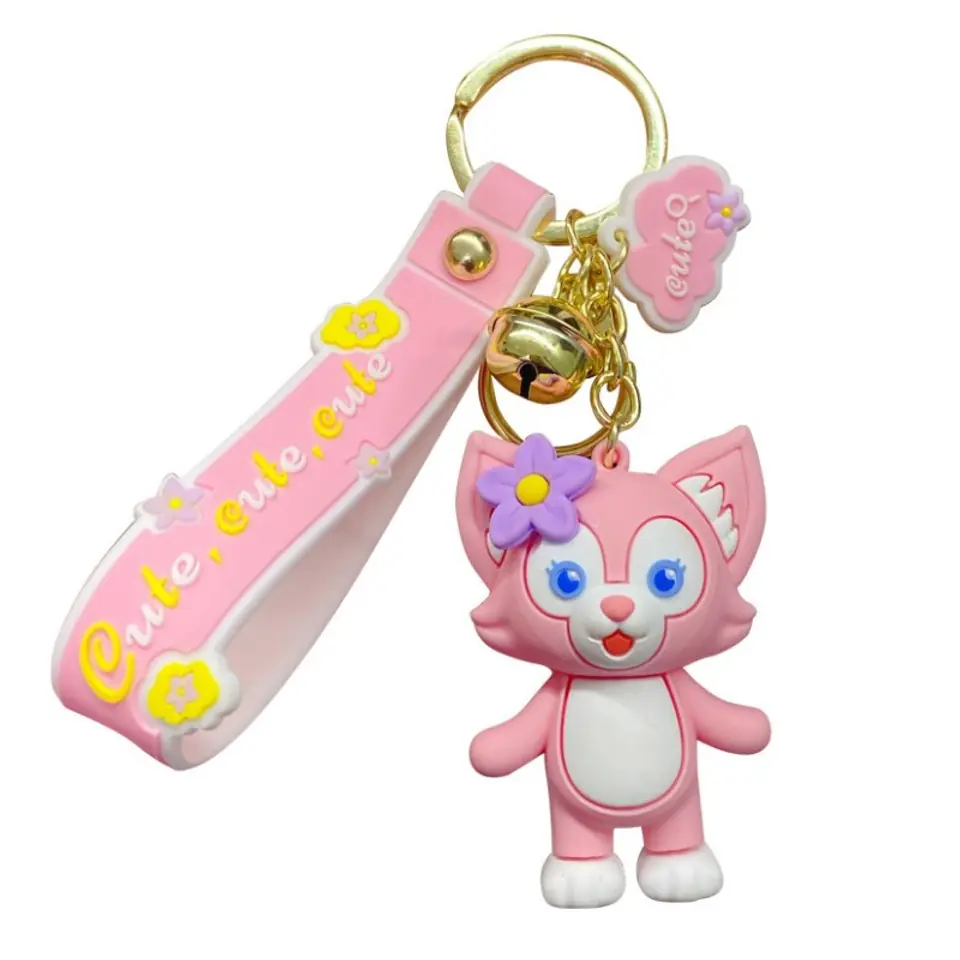 ⁨Key ring with bell KITTEN SWEET POWDER PINK tags BRL93⁩ at Wasserman.eu