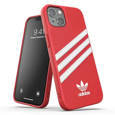 ⁨Adidas OR Moulded Case PU iPhone 13 Pro / 13 6,1" czerwony/red 47117⁩ w sklepie Wasserman.eu