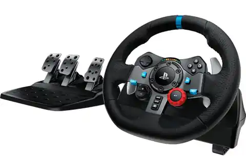 ⁨Logitech G G29 Steering wheel + Pedals Playstation 3,PlayStation 4 Analogue USB 2.0 Black⁩ at Wasserman.eu