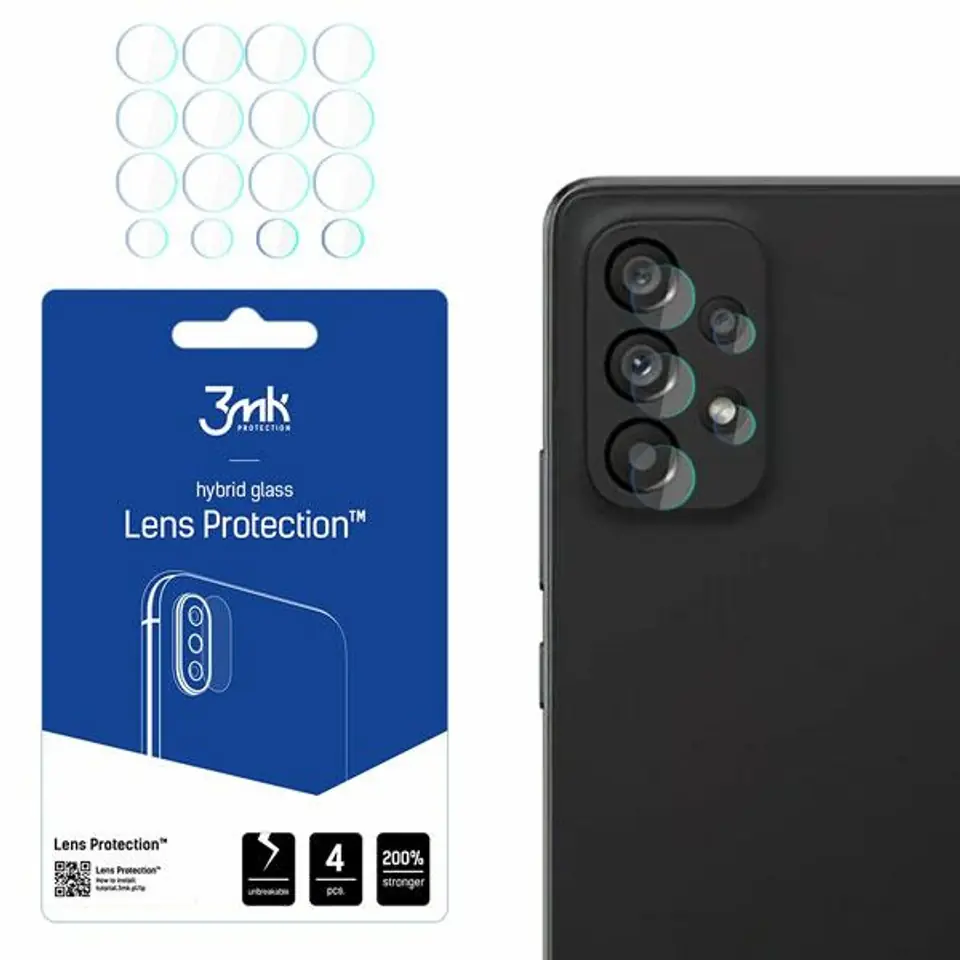 ⁨3MK Lens Protect Sam A53 5G A536 Ochrona na obiektyw aparatu 4szt⁩ w sklepie Wasserman.eu