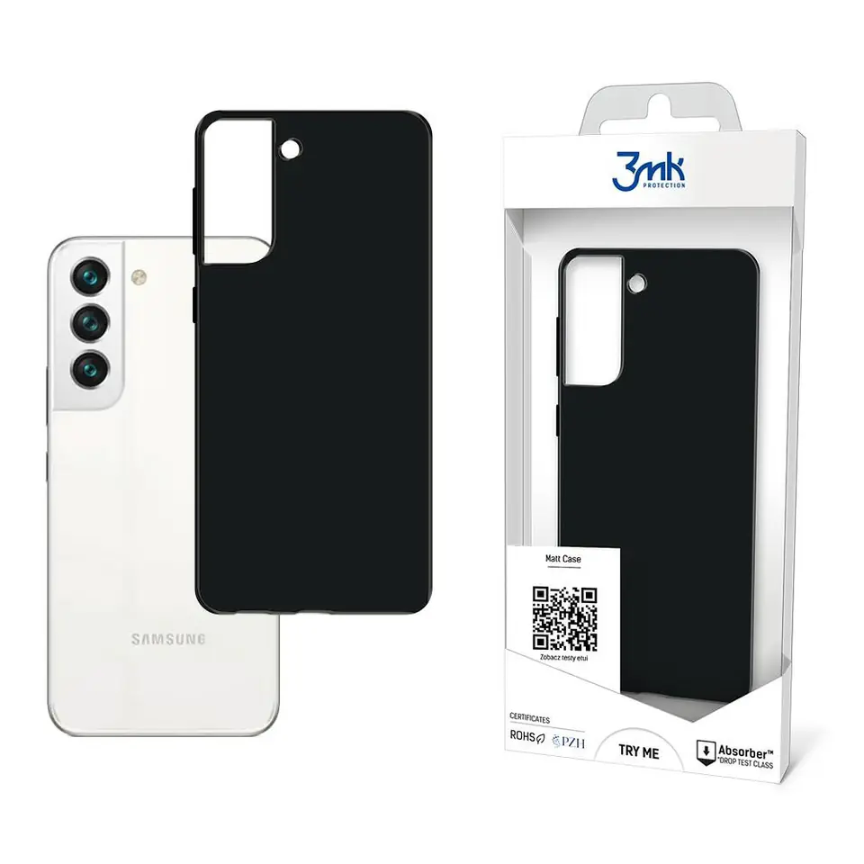 3MK Matt Case Sam S901 S22 czarny/black w sklepie Wasserman.eu
