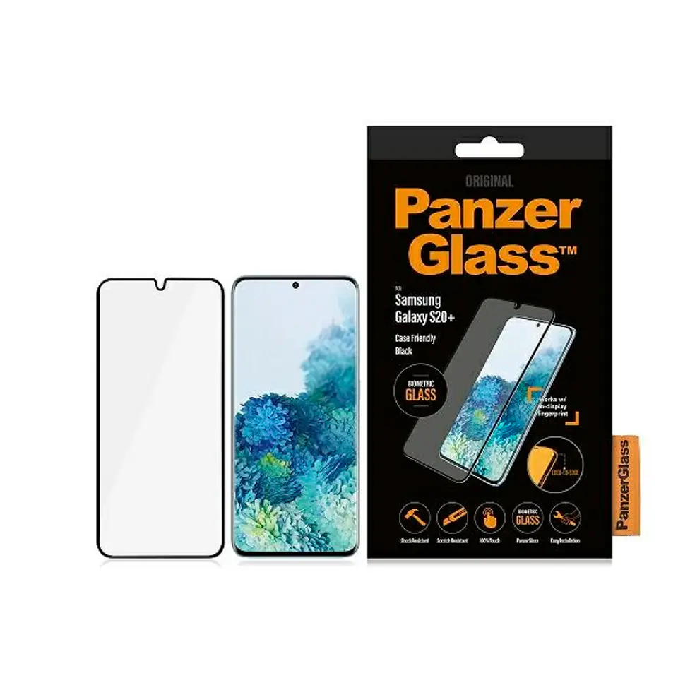 ⁨PanzerGlass Biometric Samsung S20+ G985 Case Friendly, Fingerprint, Hybrid⁩ at Wasserman.eu