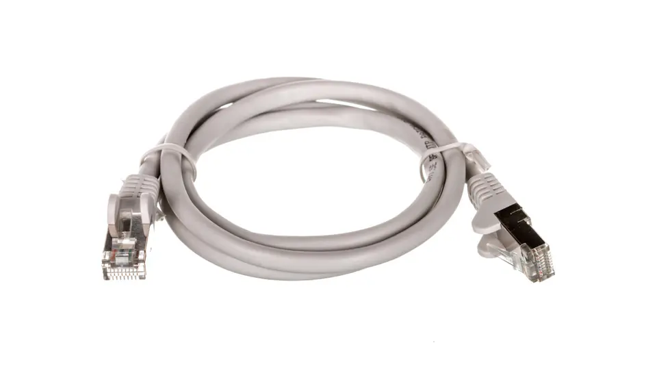 ⁨SF/UTP patch cable cat.5e CCA grey 1m 50144⁩ at Wasserman.eu