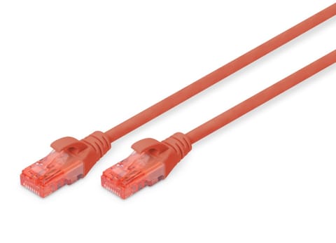 ⁨Patch cable Unshielded U/UTP Category 6A copper LSOH AWG 26/7 red 1,0m⁩ at Wasserman.eu