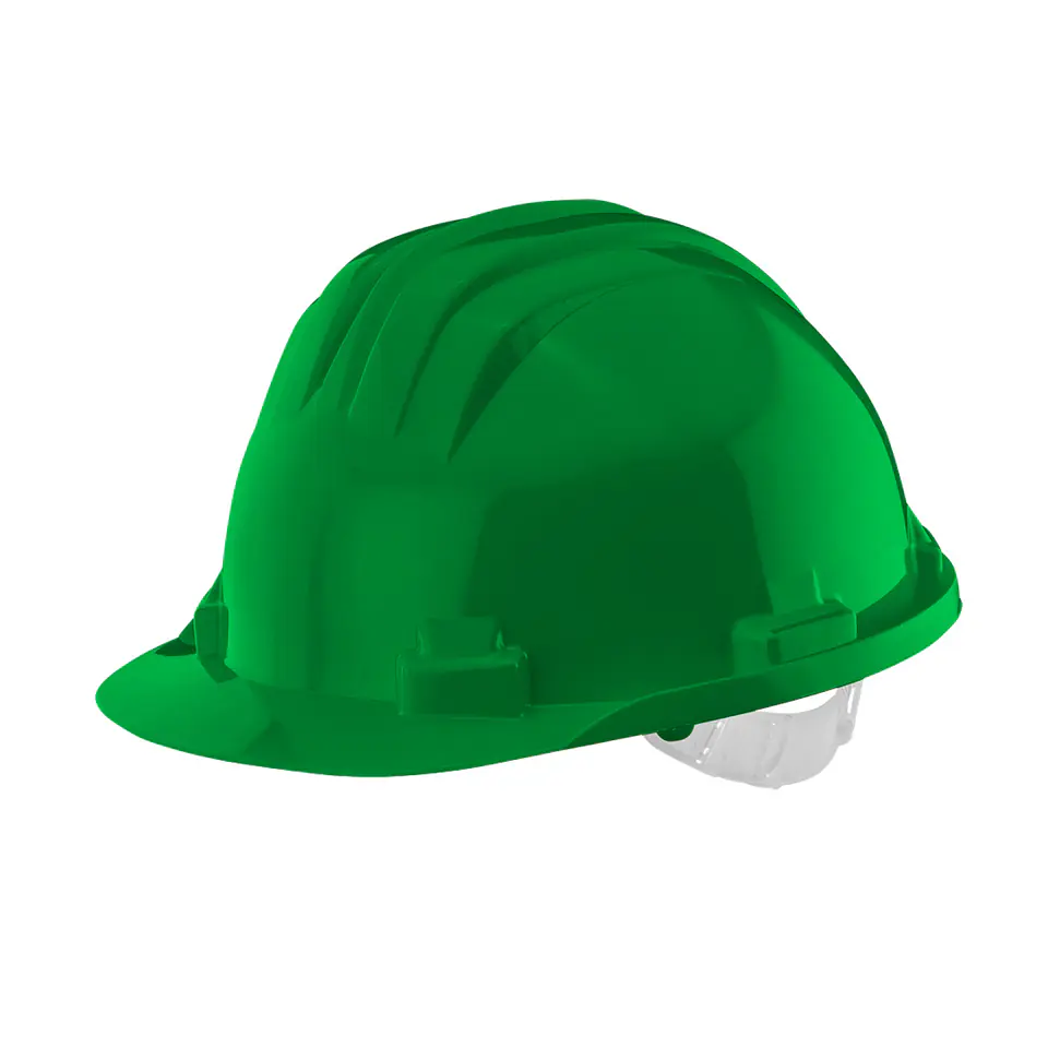 ⁨Safety helmet certified, green⁩ at Wasserman.eu