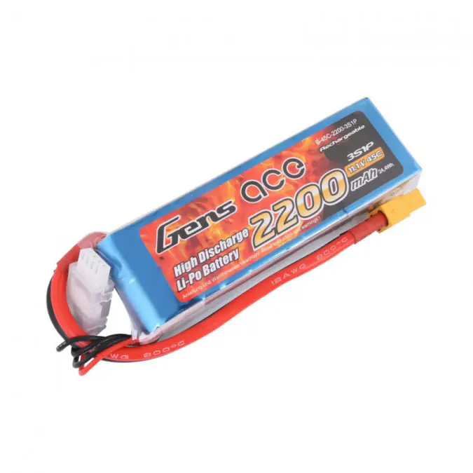 2200mAh 11.1V 45C Gens Ace z XT60 w sklepie Wasserman.eu