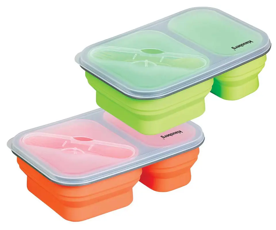 ⁨SILIKONOWY SKŁADANY LUNCH BOX KLAUSBERG KB-7023⁩ w sklepie Wasserman.eu