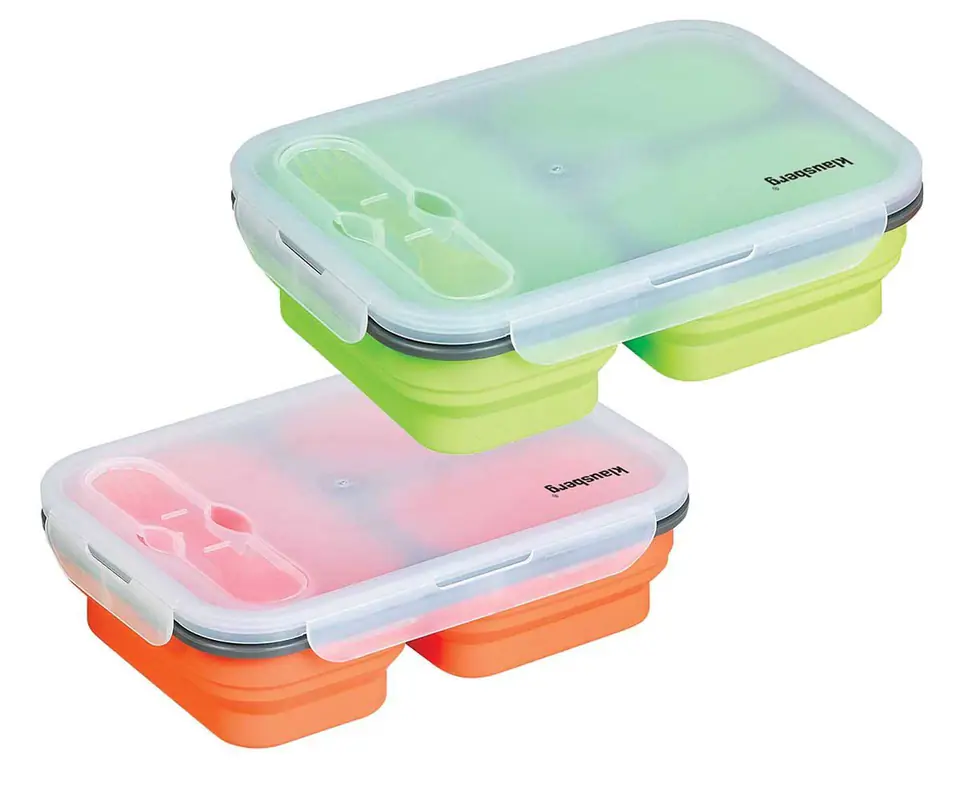 SILIKON FALTBARE LUNCHBOX KLAUSBERG KB-7024 im Wasserman.eu