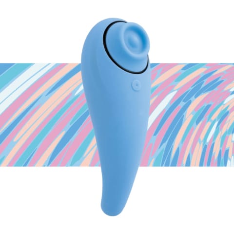 ⁨FeelzToys FemmeGasm Tapping & Tickling Vibrator turkusowy 6 trybow⁩ w sklepie Wasserman.eu