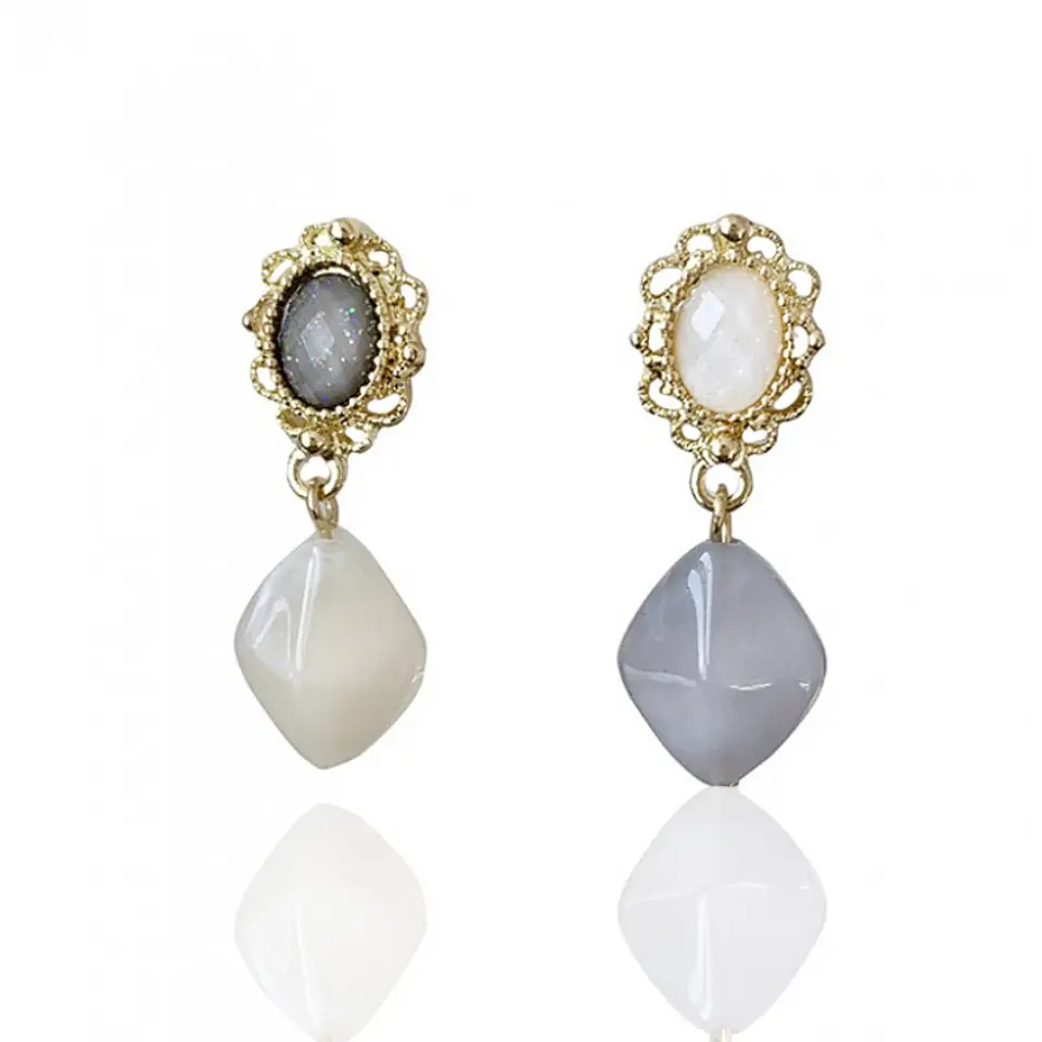 ⁨Vintage EARRINGS with stone K1575⁩ at Wasserman.eu