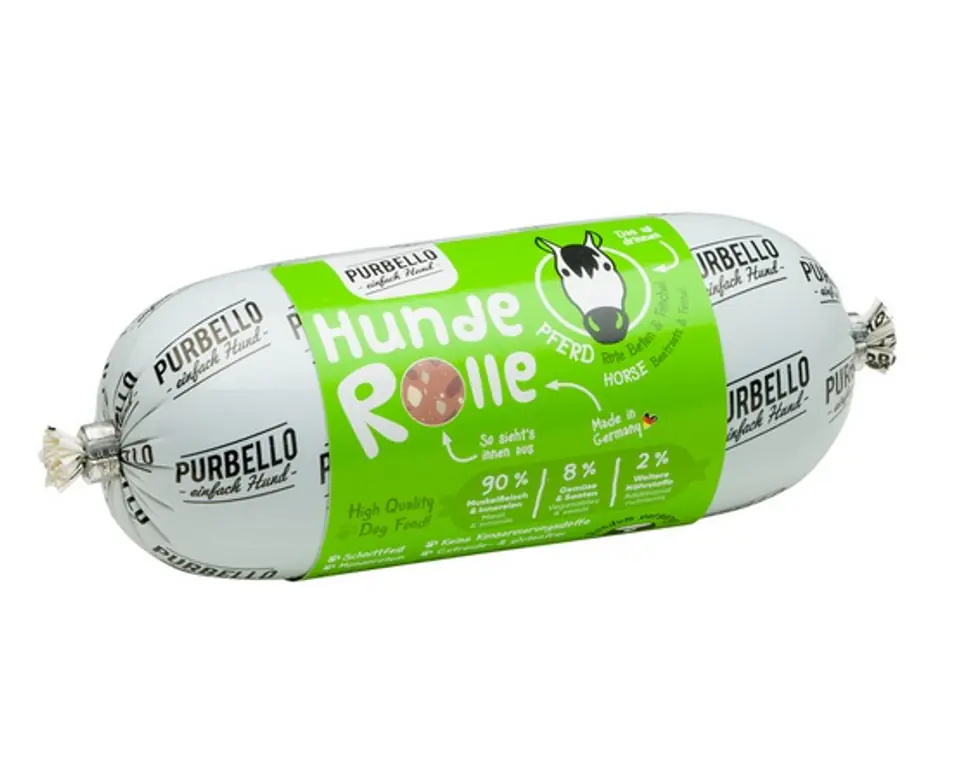 ⁨Purbello Dog Kiełbaska Treningowa Monobiałkowa Konina 200g⁩ w sklepie Wasserman.eu