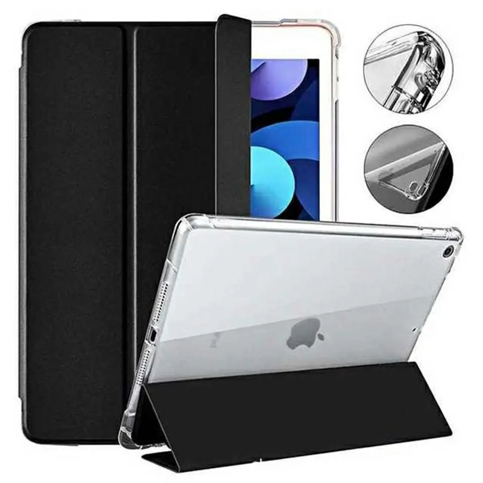 ⁨Mercury Clear Back Cover iPad Air 10.9 black/black⁩ at Wasserman.eu