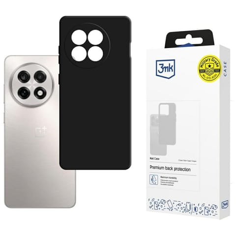 ⁨Etui 3MK Matt Case do OnePlus 13R/ACE 5  czarny⁩ w sklepie Wasserman.eu