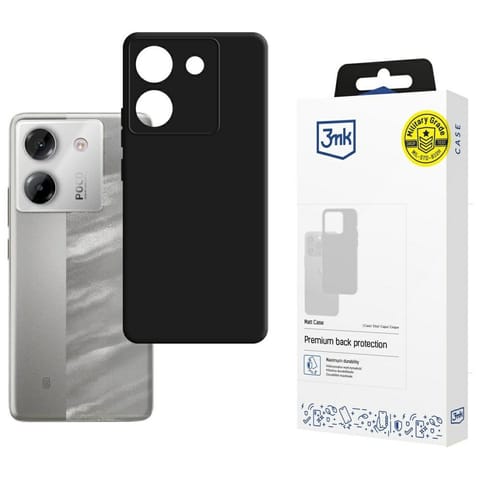 ⁨Etui 3MK Matt Case do POCO M7 Pro 5G     czarny⁩ w sklepie Wasserman.eu
