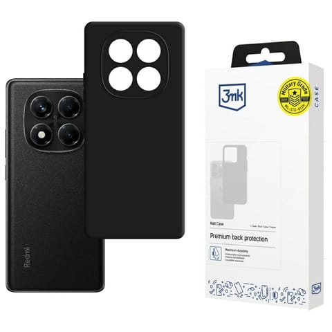 ⁨Etui 3MK Matt Case do Xiaomi Redmi Note  14 Pro 4G czarny⁩ w sklepie Wasserman.eu