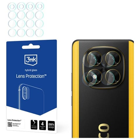 ⁨Ochrona na obiektyw aparatu 3MK Lens     Protect do POCO X7 4szt⁩ w sklepie Wasserman.eu