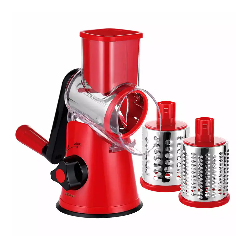 ⁨VEGETABLE DRUM GRATER CHEESE KINGHOFF KH-1651⁩ at Wasserman.eu