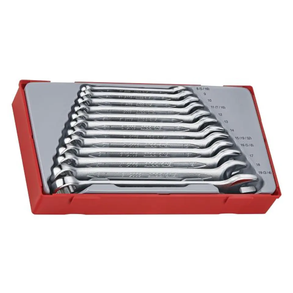 ⁨COMBINATION SPANNER SET 8-19MM, 12PCS.⁩ at Wasserman.eu