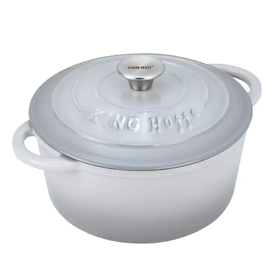 ENAMELLED CAST IRON POT 21cm KINGHOFF KH-1520 at Wasserman.eu