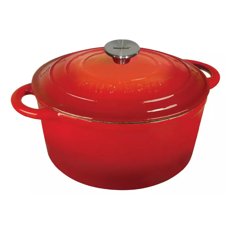 ENAMELLED CAST IRON POT 21cm KINGHOFF KH-1614 at Wasserman.eu