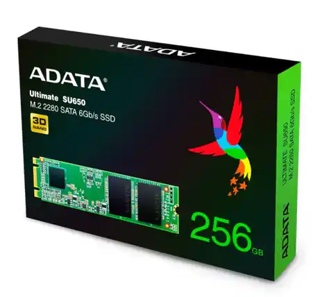 ⁨Drive SSD Ultimate SU650 256G M.2 TLC 3D 2280 SATA⁩ at Wasserman.eu