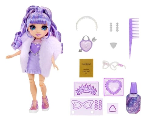 ⁨Rainbow High Creative Crystals Fashion Doll - Viol⁩ w sklepie Wasserman.eu