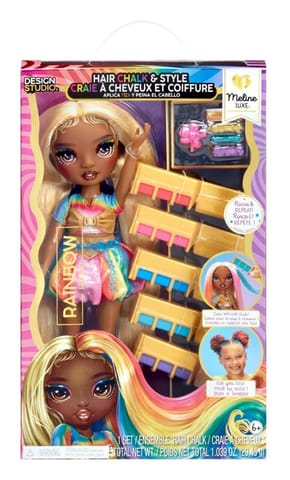 ⁨Rainbow High Hair Chalk&Style Doll- Meline (Gold)⁩ w sklepie Wasserman.eu