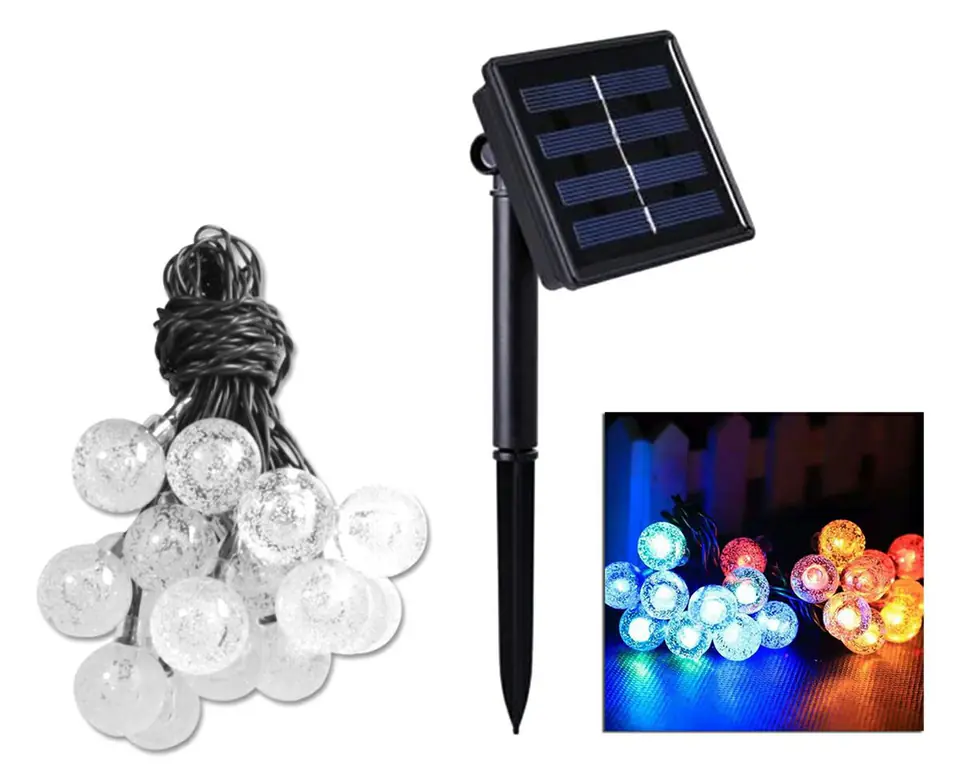 ZD69E Girlanda solar. ogrodowa 20led rgb w sklepie Wasserman.eu