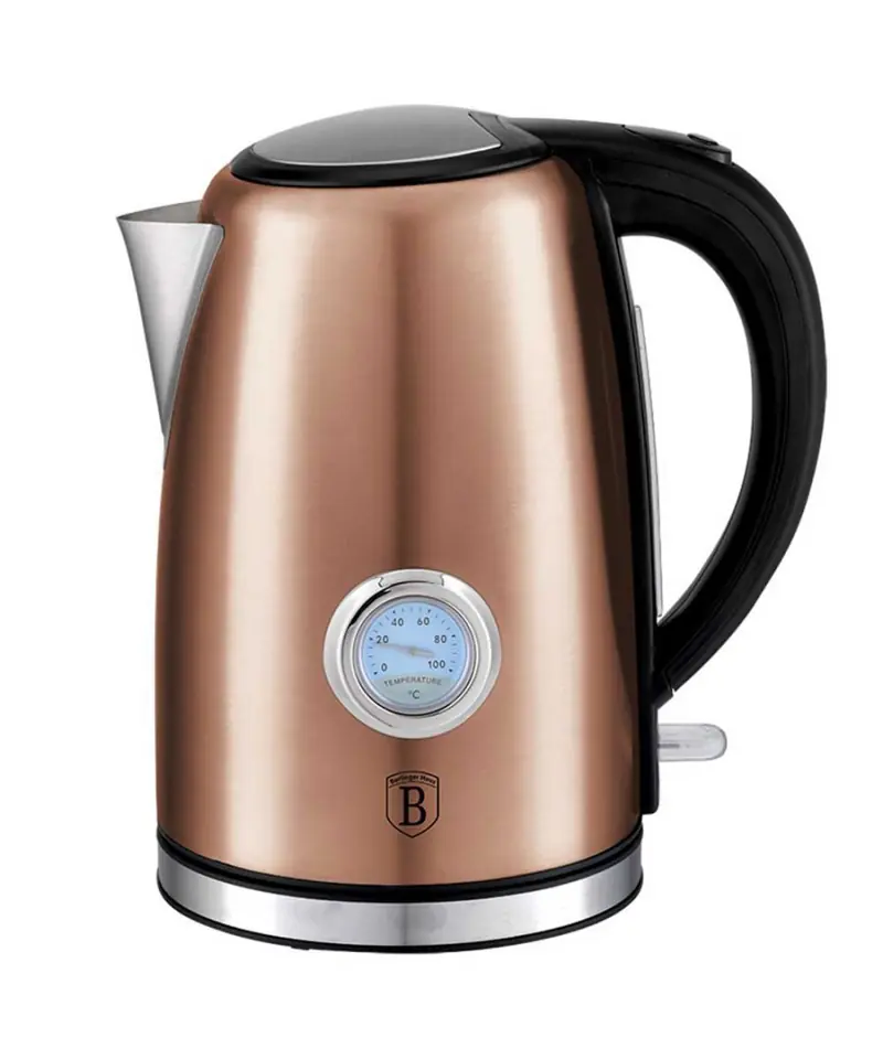 ⁨Electric kettle 1.7l with thermometer BERLINGER HAUS BH-9069⁩ at Wasserman.eu