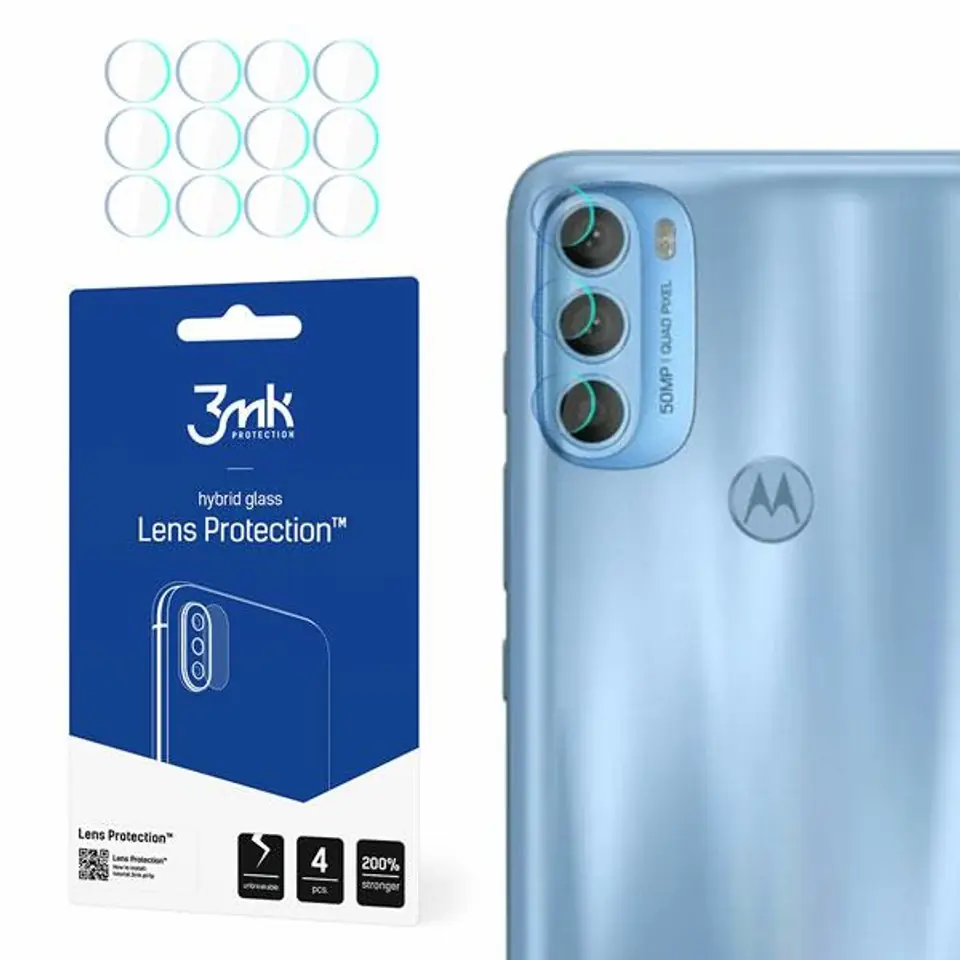 ⁨3MK Lens Protect Motorola Moto G71 5G Ochrona na obiektyw aparatu 4szt⁩ w sklepie Wasserman.eu