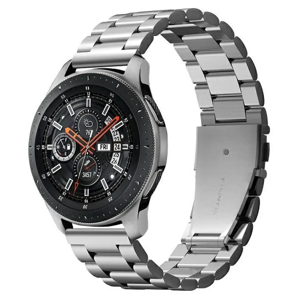 ⁨Spigen Modern Fit Band Samsung Watch 46mm srebrny/silver 600WB24981⁩ w sklepie Wasserman.eu