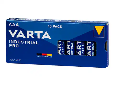 ⁨Alkaline battery AAA LR3 Varta INDUSTR⁩ at Wasserman.eu